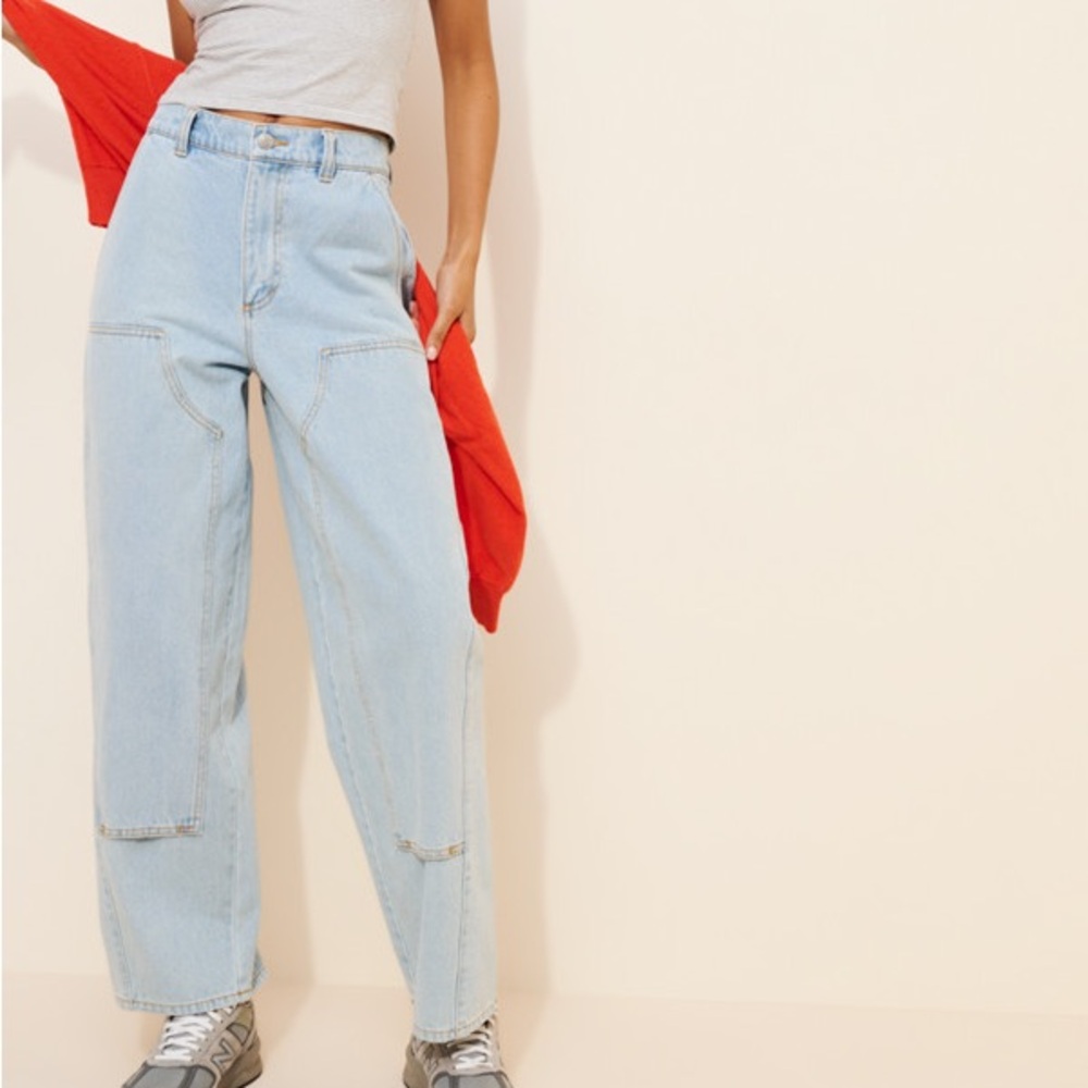Obey Leah III Baggy Denim Jeans l Lucid NWT